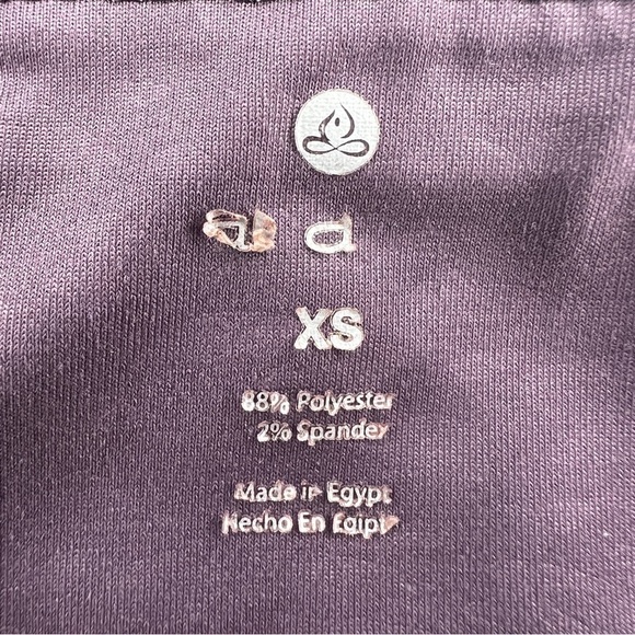 SIZE XS PURPLE ATHLETIC ACTIVEWEAR STRETCH PULL ON POCKETS YOGA - Picture 9 of 11